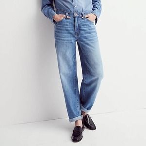 NWT Madewell Slouchy Boyjean boyfriend jeans in Rosewell wash 32